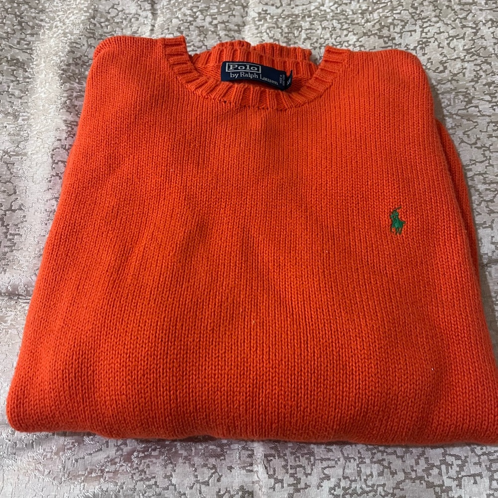 Polo Ralph Lauren men’s sweats, xl, EUC, orange